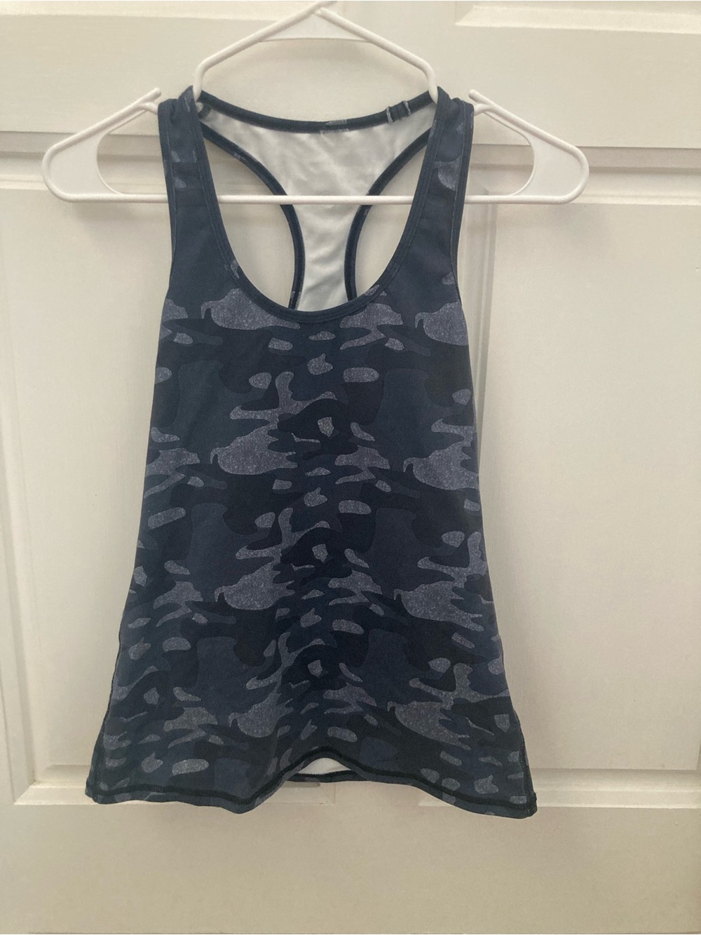 lululemon athletica Navy Camouflage Racerback Tank